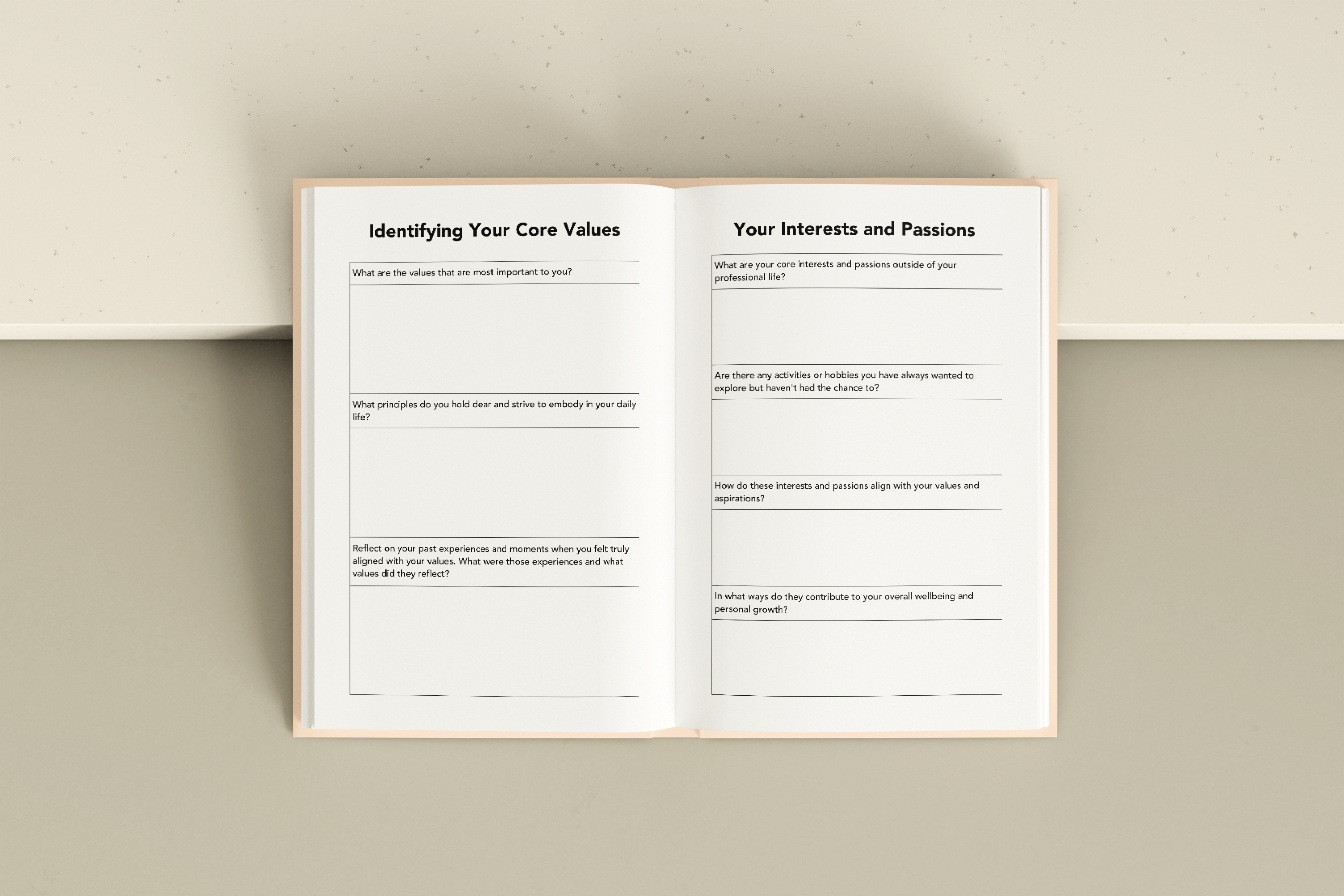 Self-Discovery Workbook Journal for Personal Growth, Guided Workbook Journal, Step-by-Step Wellness Journal, Self-Discovery Workbook Journal for Personal Growth, Guided Workbook Journal, Step-by-Step Wellness Journal,
